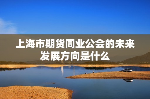 上海市期货同业公会的未来发展方向是什么? 行情 上海市期货同业公会的未来发展方向是什么?(图1)