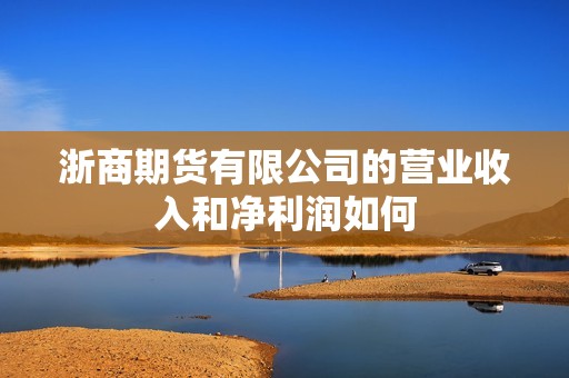 浙商期货有限公司的营业收入和净利润如何? 行情 浙商期货有限公司的营业收入和净利润如何?(图1)