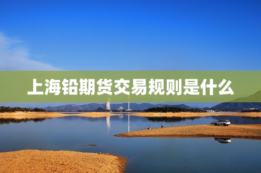 上海铅期货交易规则是什么? 行情 上海铅期货交易规则是什么?(图1)