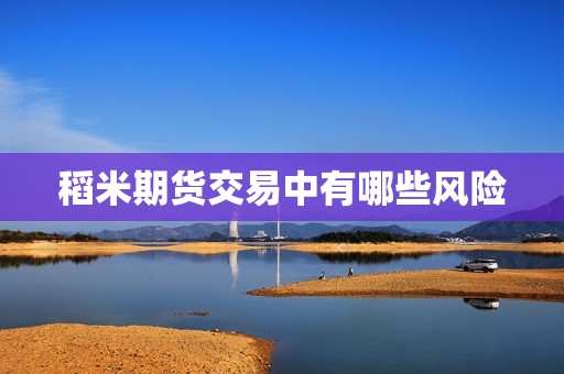 稻米期货交易中有哪些风险? 行情 稻米期货交易中有哪些风险?(图1)