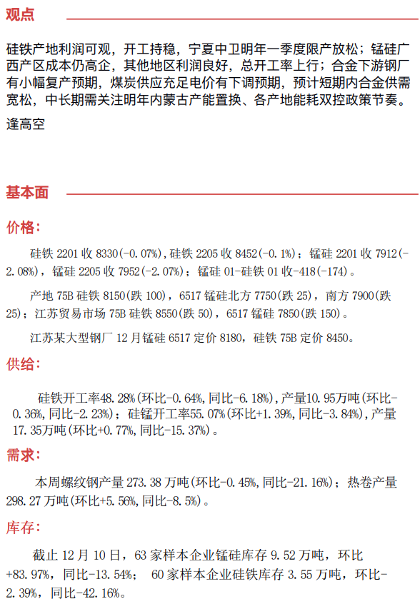 商品周度观点-12月19日(图10)